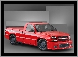 Czerwony, Chevrolet Silverado, Tuningowy, Pakiet